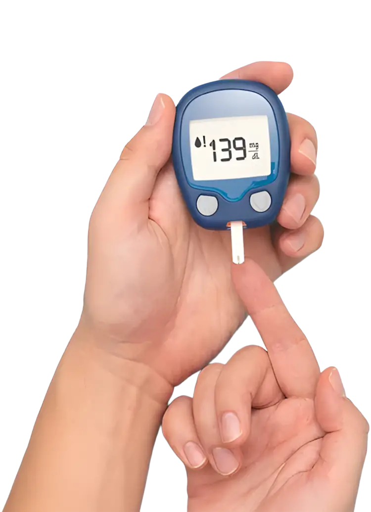 Blood glucose meter illustrating the topic of this review